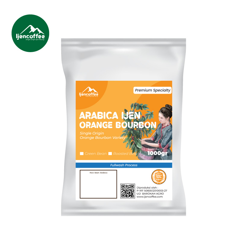 Green Bean Arabika Ijen Orange Bourbon